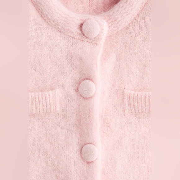 H&M MOHAIR-BLEND CARDIGAN WITH SHOULDER PADS - Picture 10 of 13